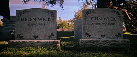 John Wick Tombstone: loving husband