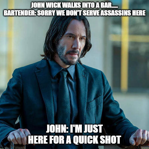John Wick meme joke pun